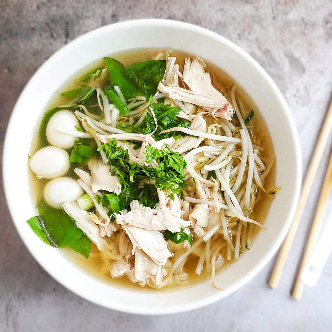 Simple Authentic Vietnamese Chicken Pho Soup (Phở Gà)