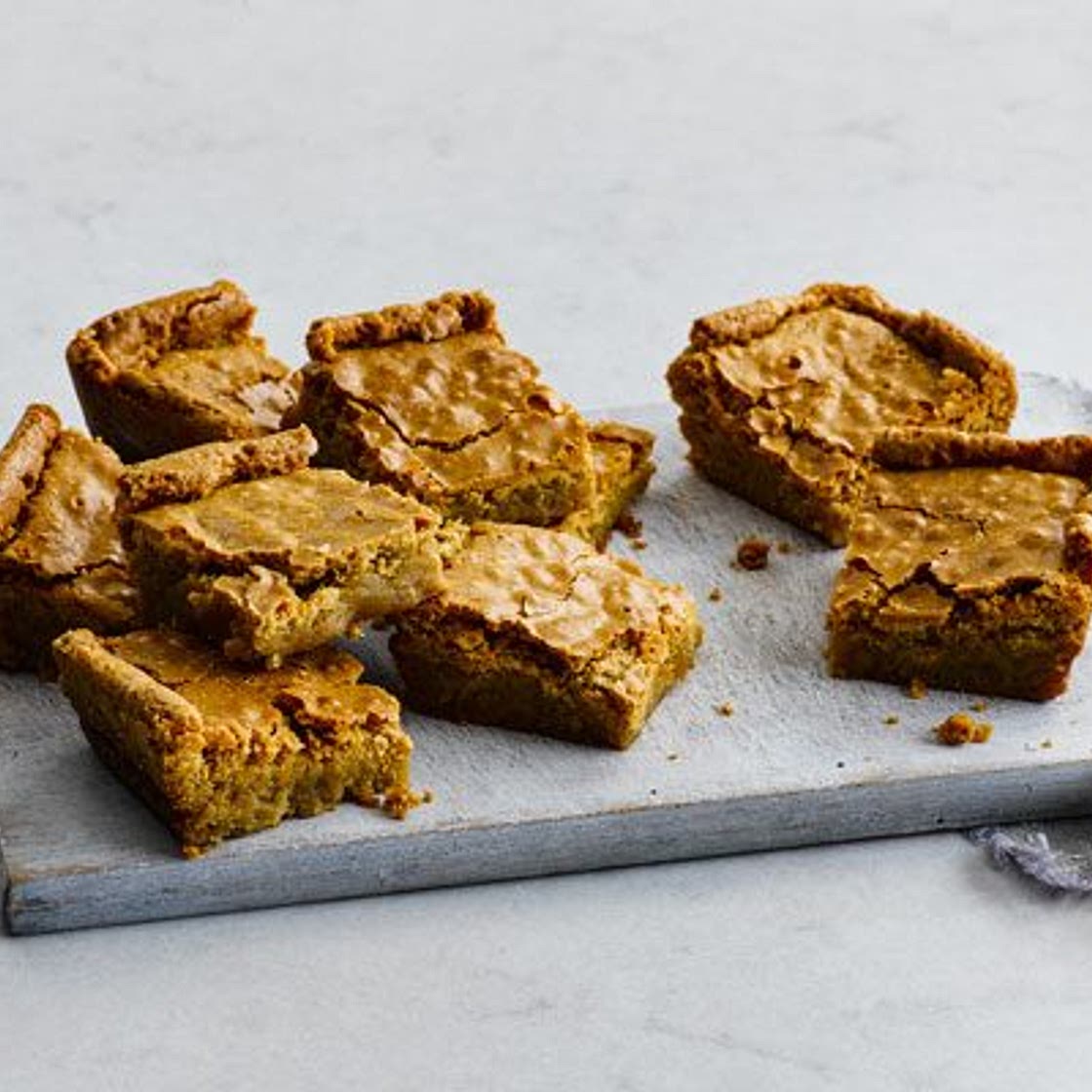 White chocolate blondies