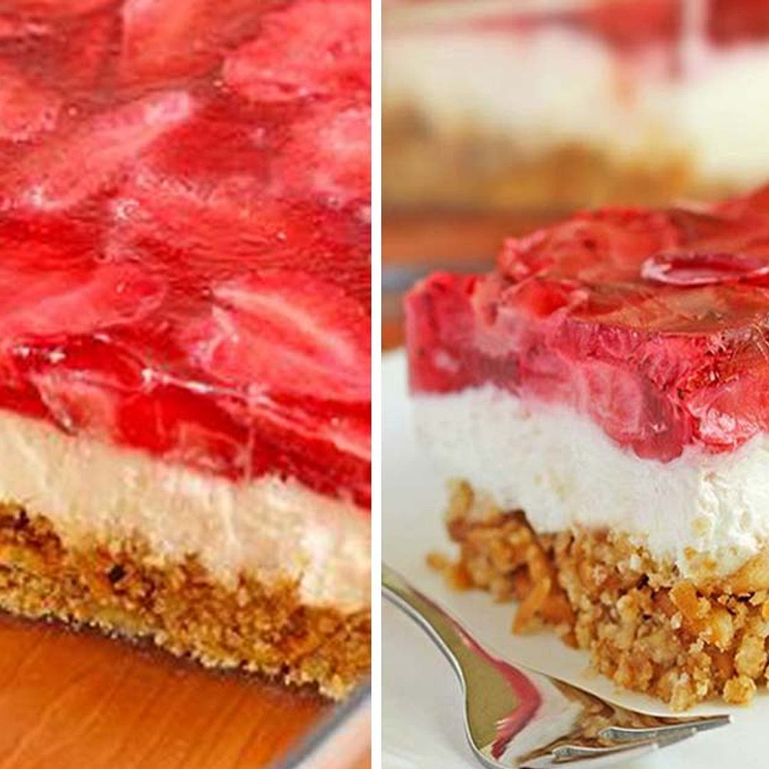 Strawberry Pretzel Dessert