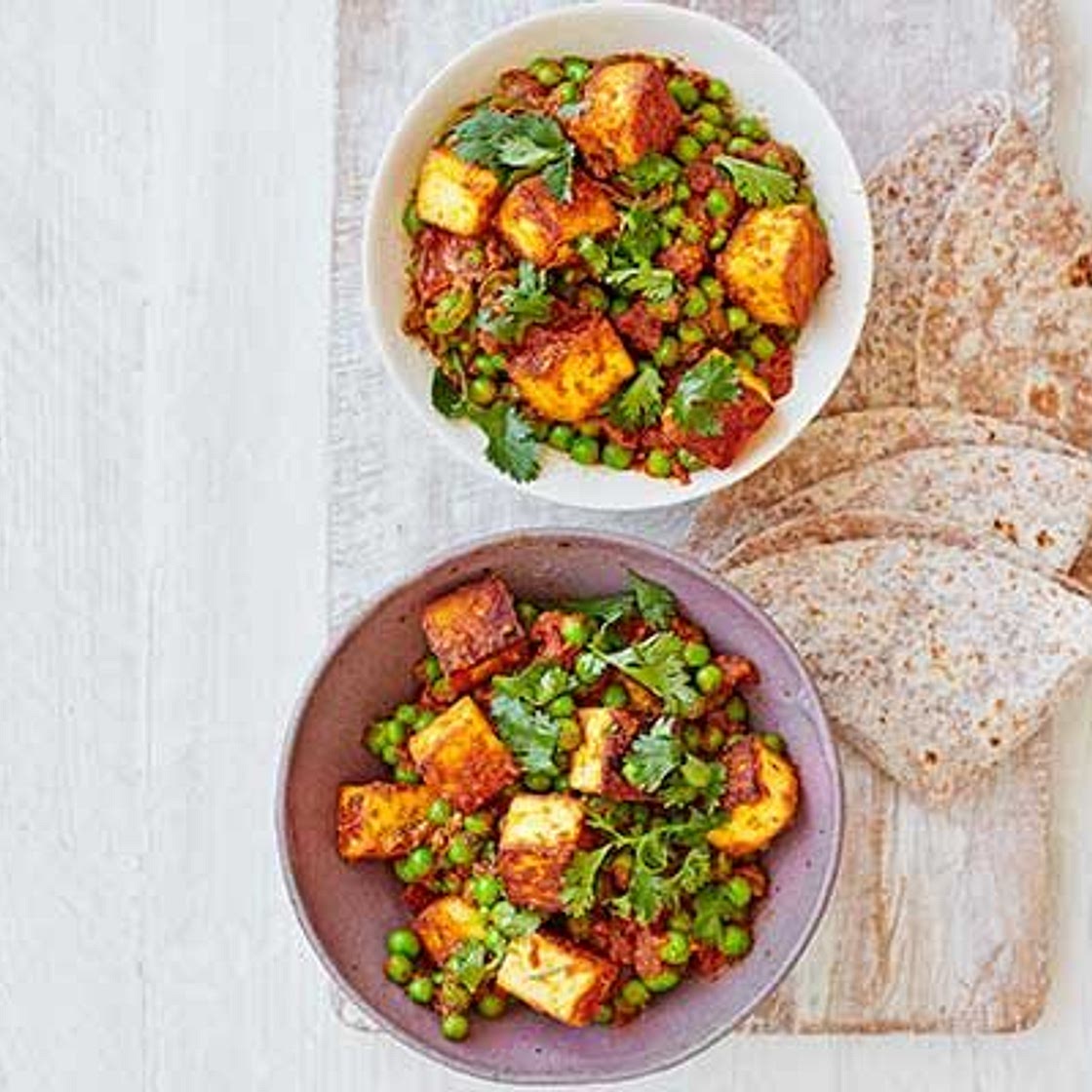 Matar paneer