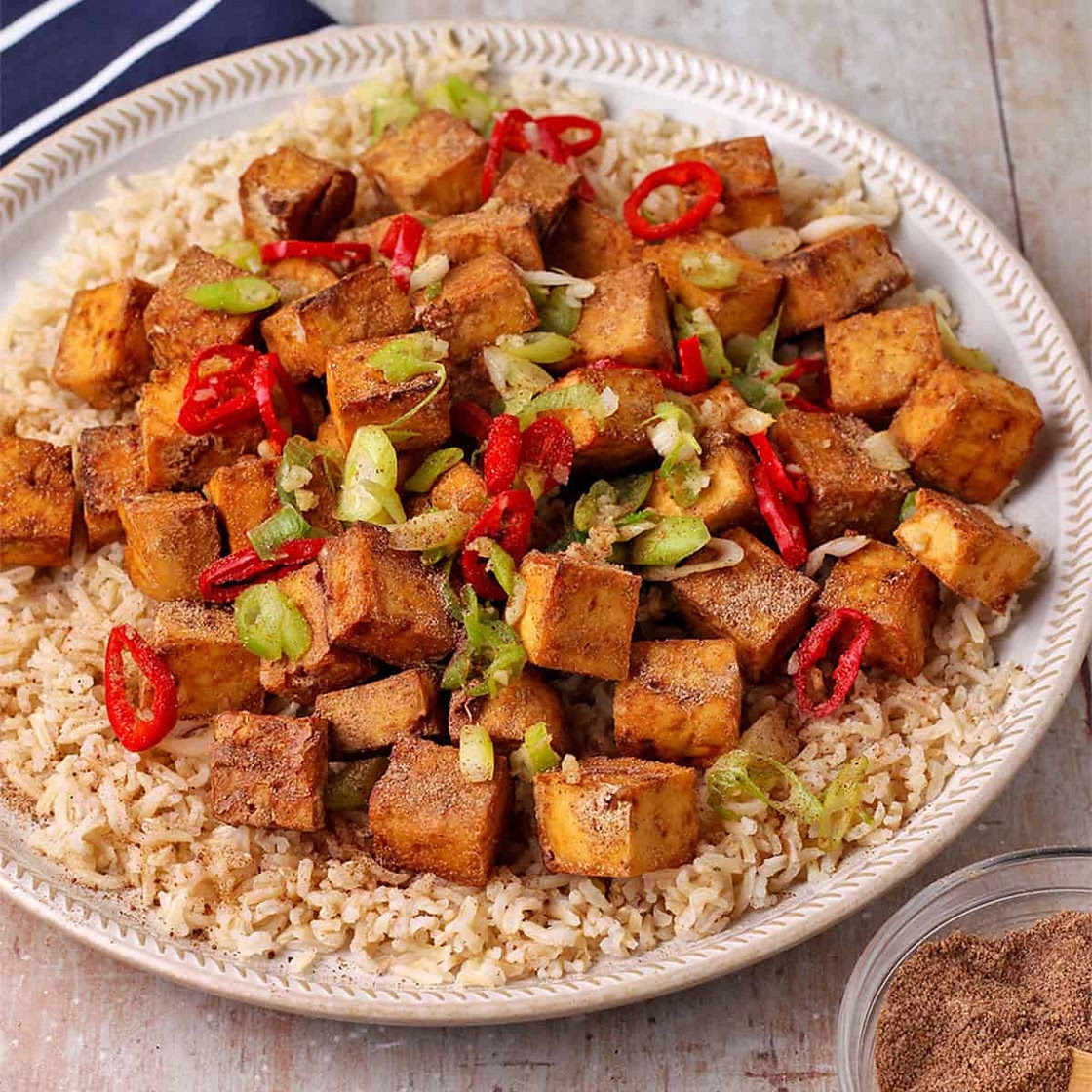 Crispy Salt and Pepper Tofu