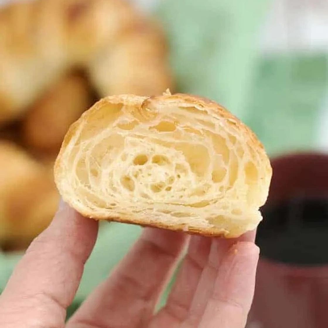 Overnight Sourdough Croissants