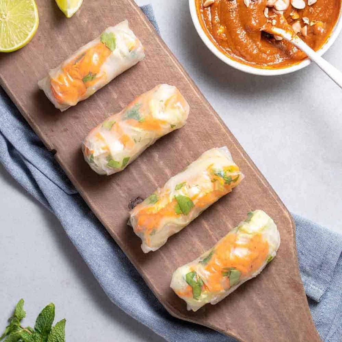 Vietnamese Tofu Spring Rolls