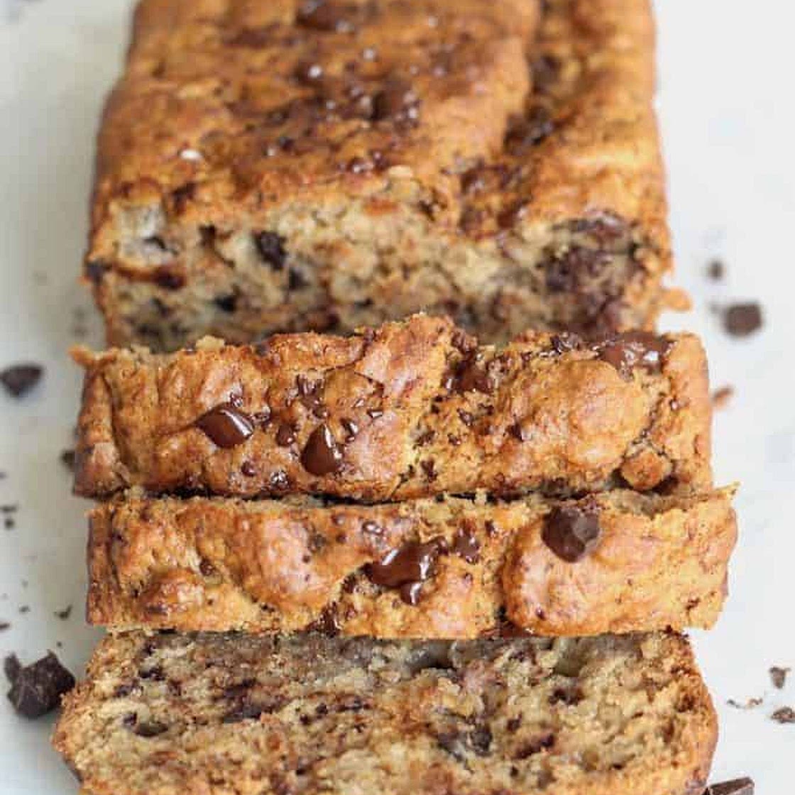 Whole Grain Vegan Banana Bread (lower sugar!)