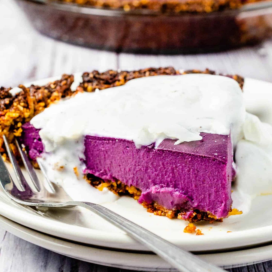 Vegan Purple Sweet Potato Pie Recipe