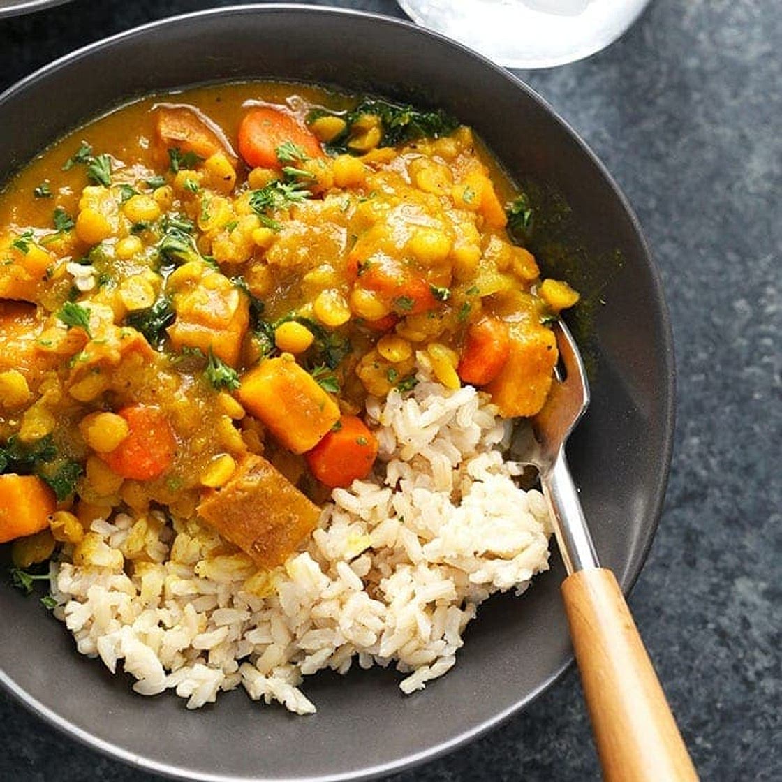 Instant Pot Sweet Potato Vegan Curry