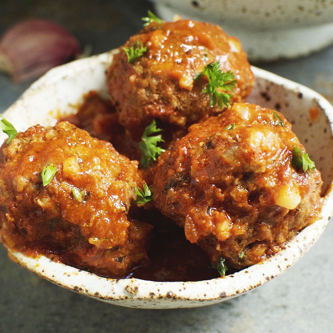 Low-Carb Porcupine Meatballs