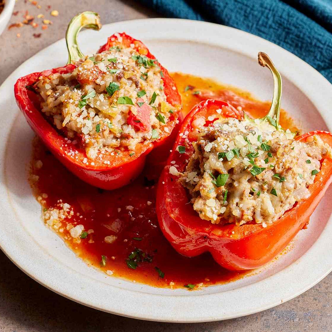 Chef John's Stuffed Peppers
