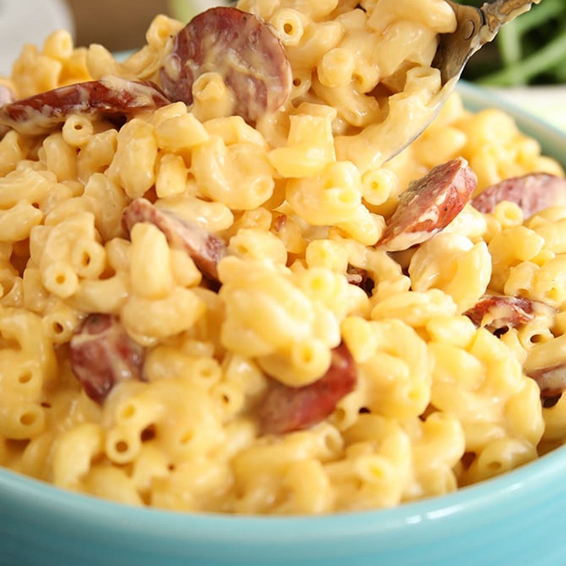 Creamy Smoked Sausage Mac and Cheese