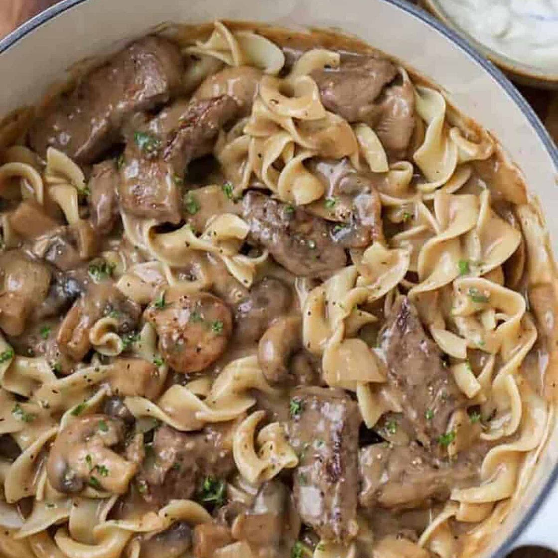 Beef Stroganoff
