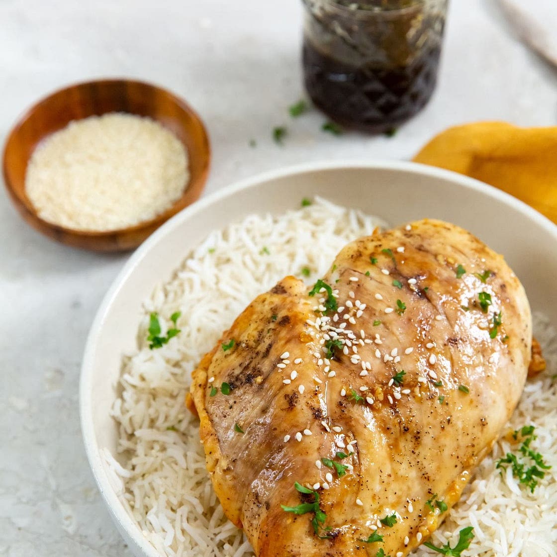 Air Fryer Honey Glazed Chicken Breast