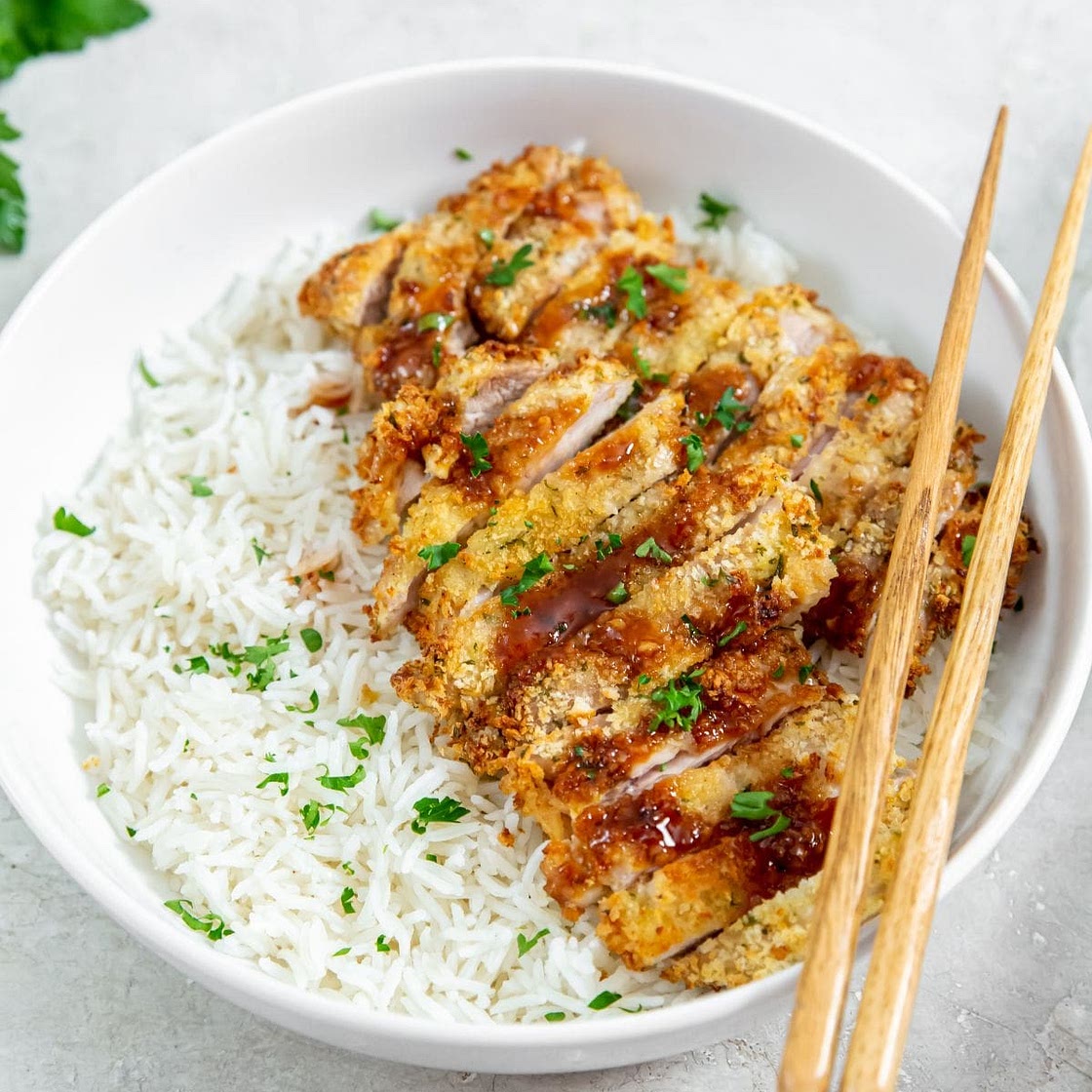 Air Fryer Chicken Katsu Thighs