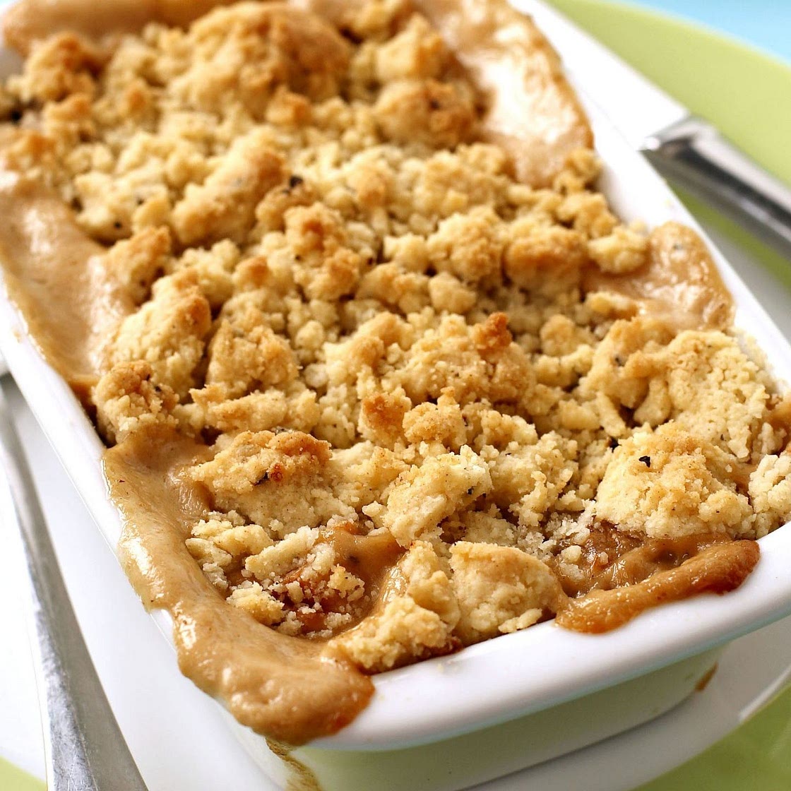 Mushroom crumble recipe