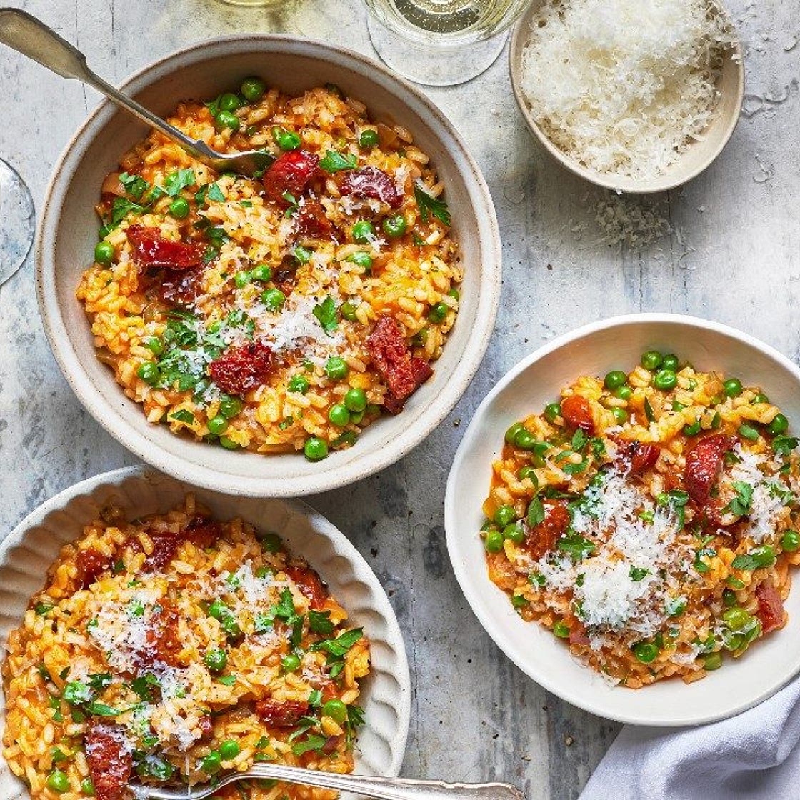 Chorizo risotto