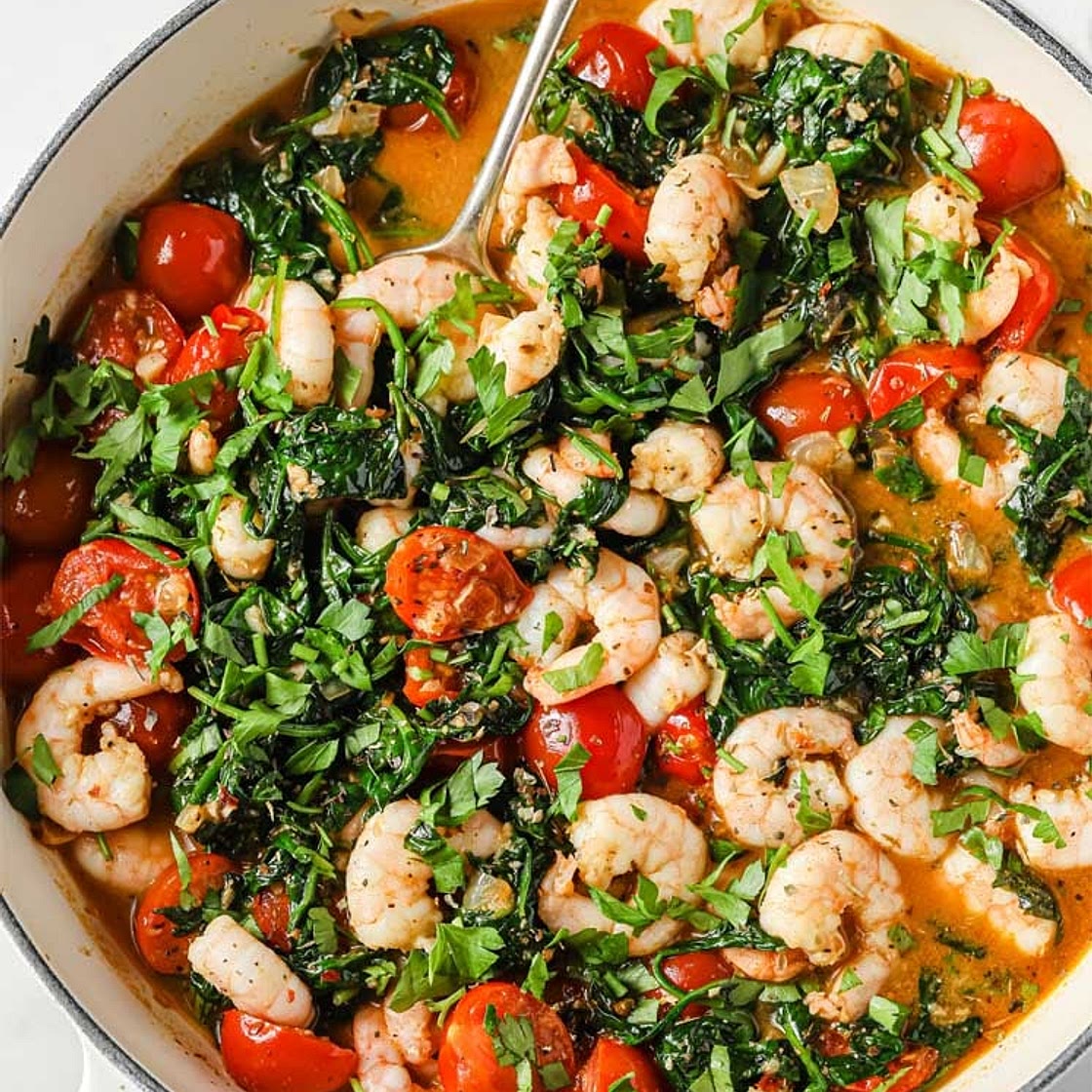 One-Pan Low-Carb Tuscan Garlic Shrimp