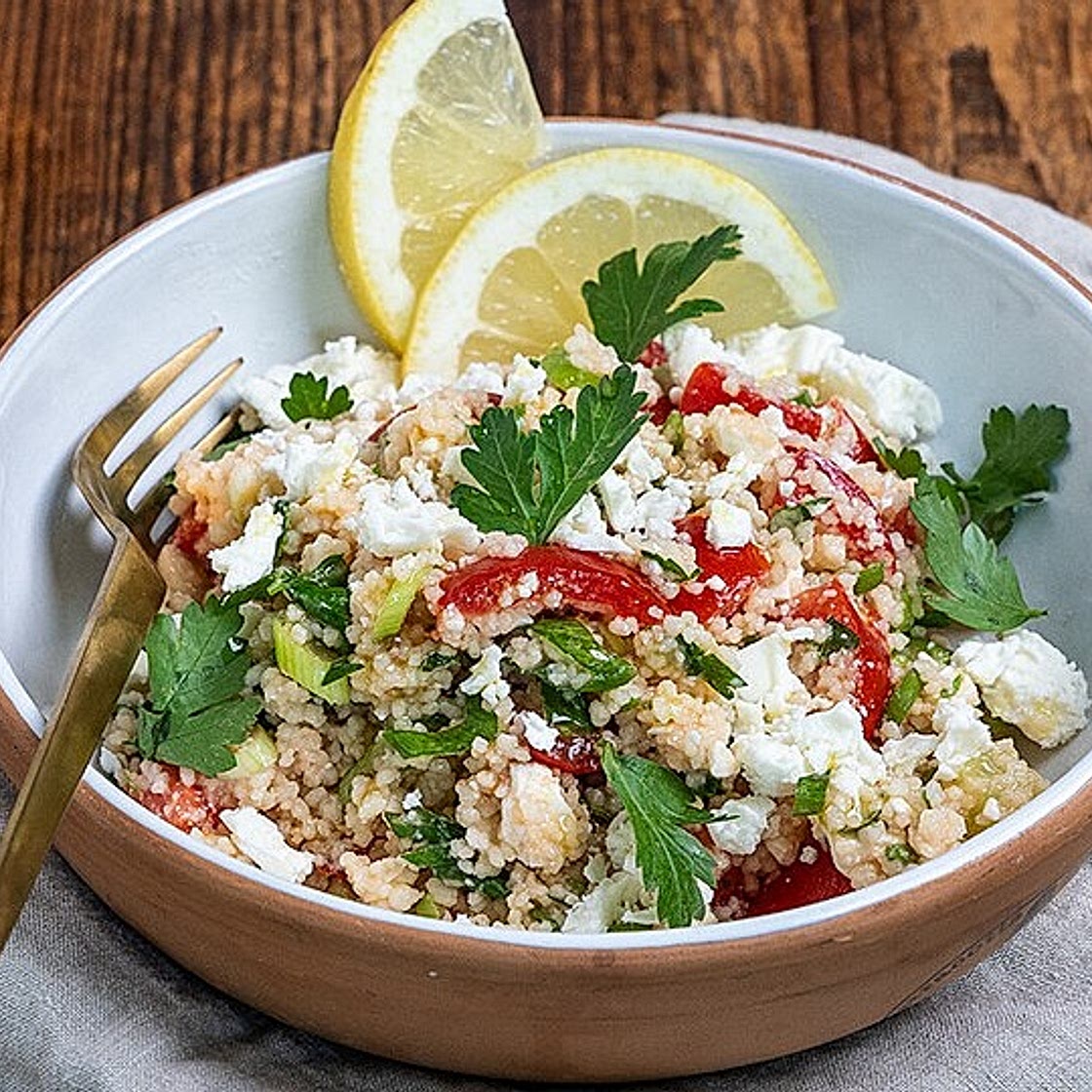 Couscous - Salat mit Tomaten und Feta