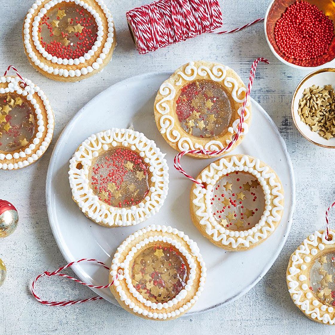 Snow globe cookies