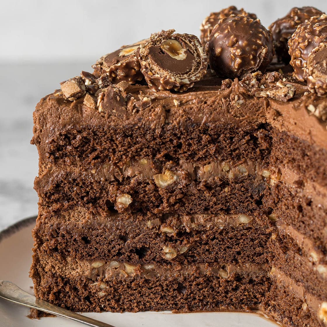 Ferrero Rocher Cake