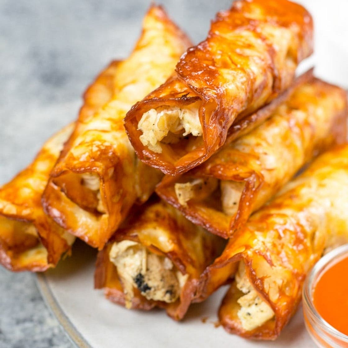 Keto Buffalo Chicken Taquitos