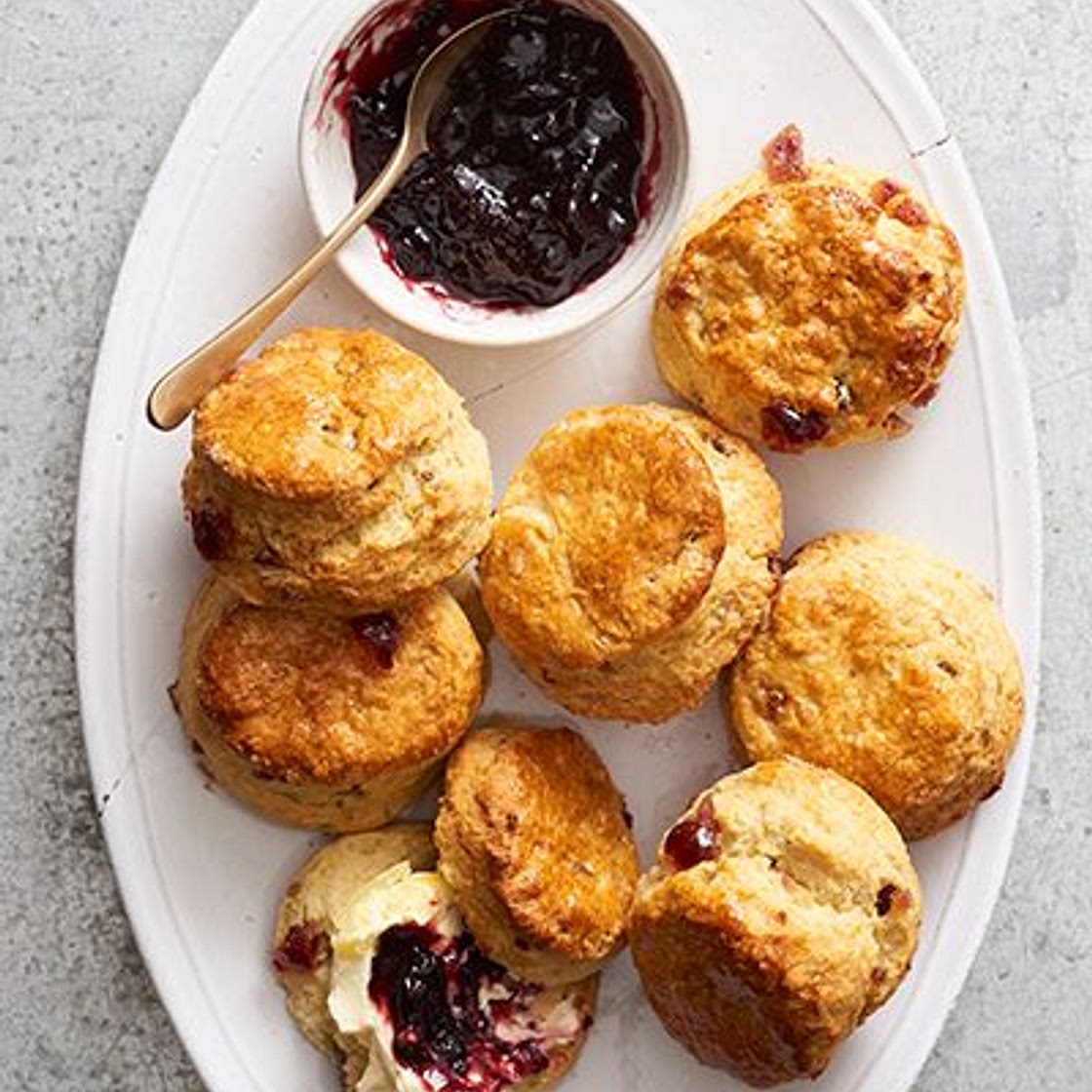 Cherry scones