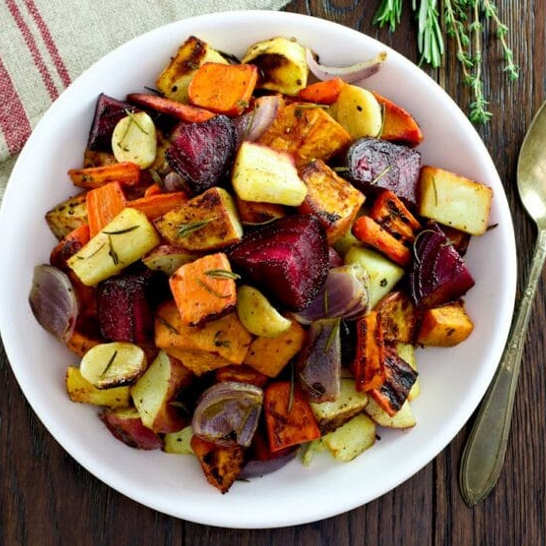 Oven Roasted Root Vegetables