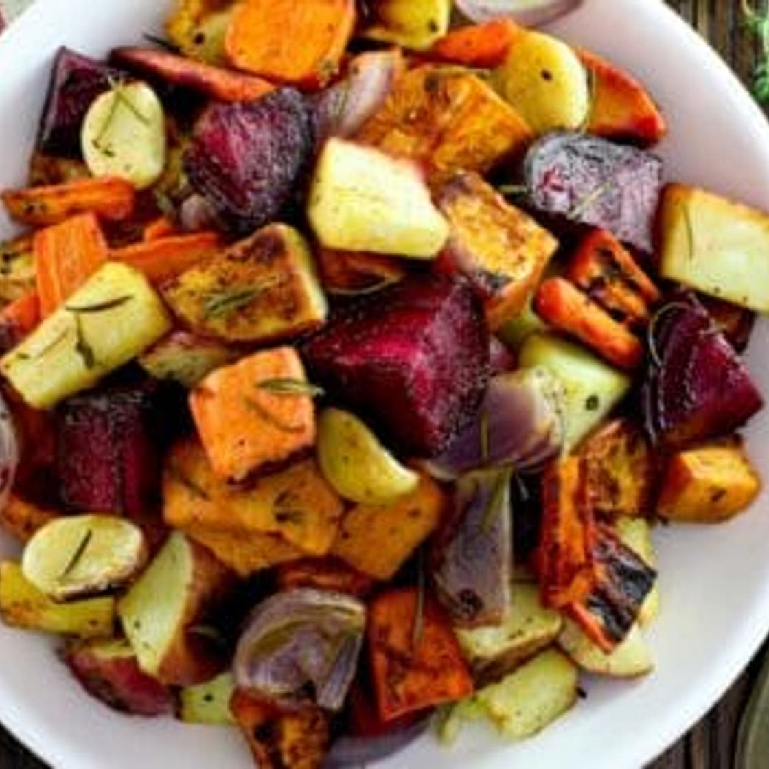 Oven Roasted Root Vegetables
