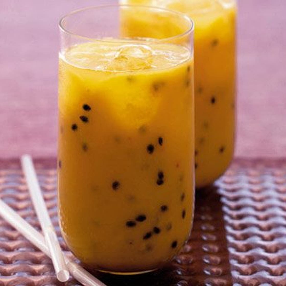 Tropical breakfast smoothie