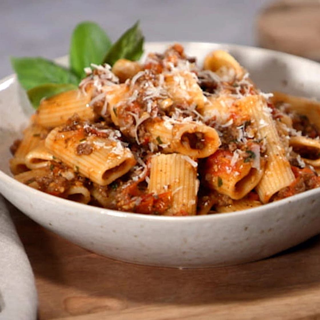 Rigatoni with a Quick Cherry Tomato Ragu Recipe