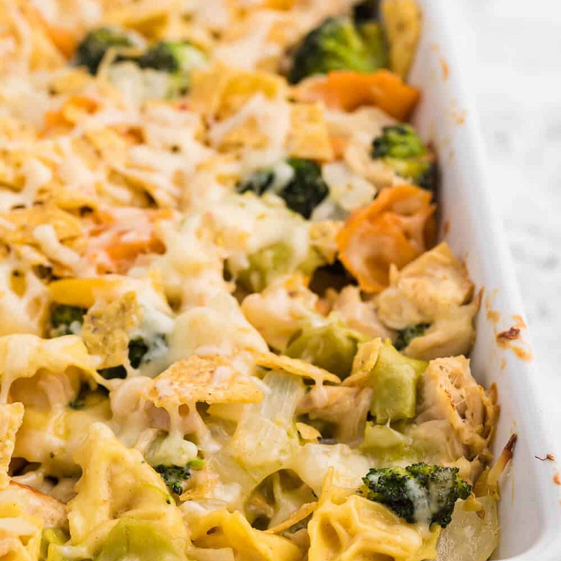 Santa Fe Chicken Tortellini Casserole