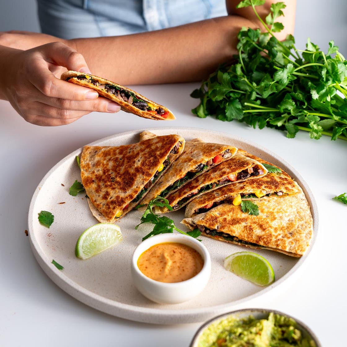 Black Bean Quesadillas