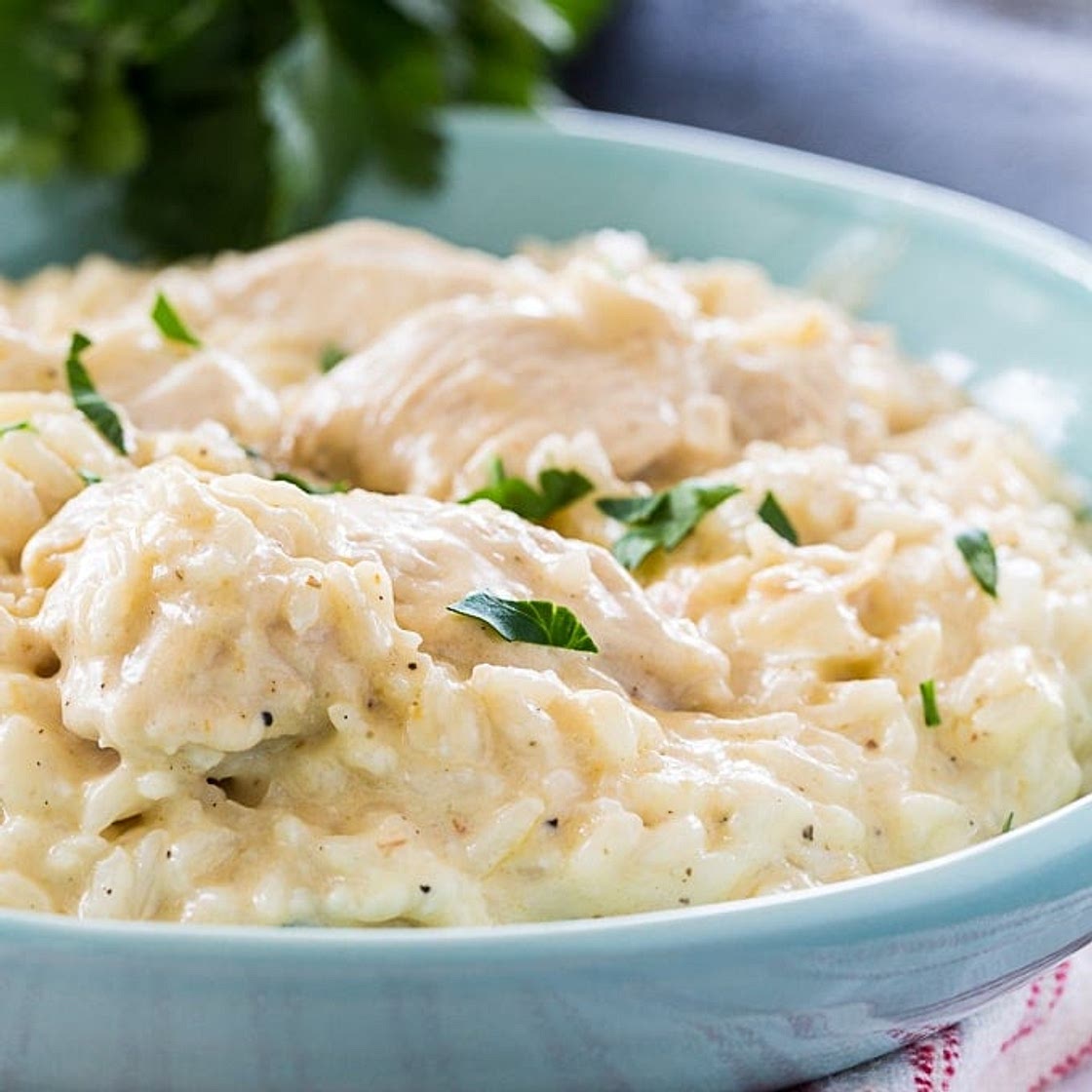 Instant Pot Garlic Parmesan Chicken and Rice