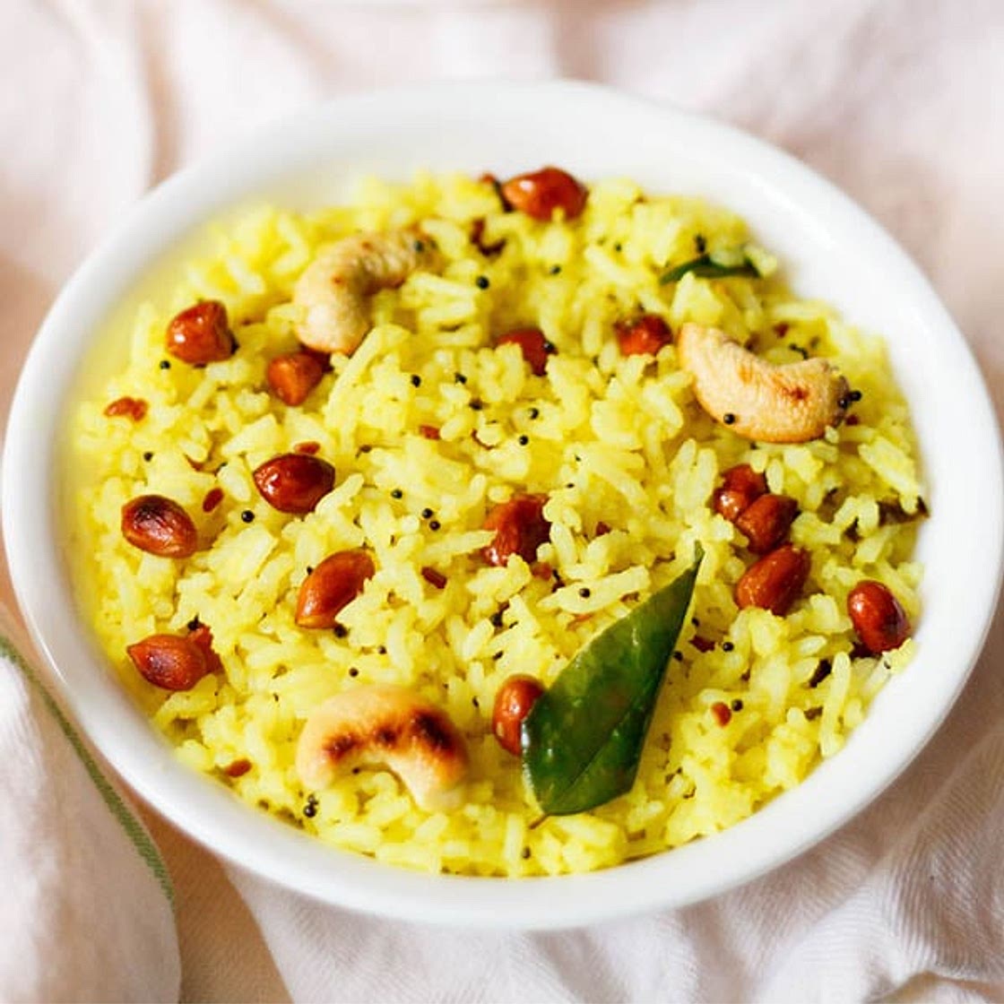 Lemon Rice (Tangy Flavorful Rice)