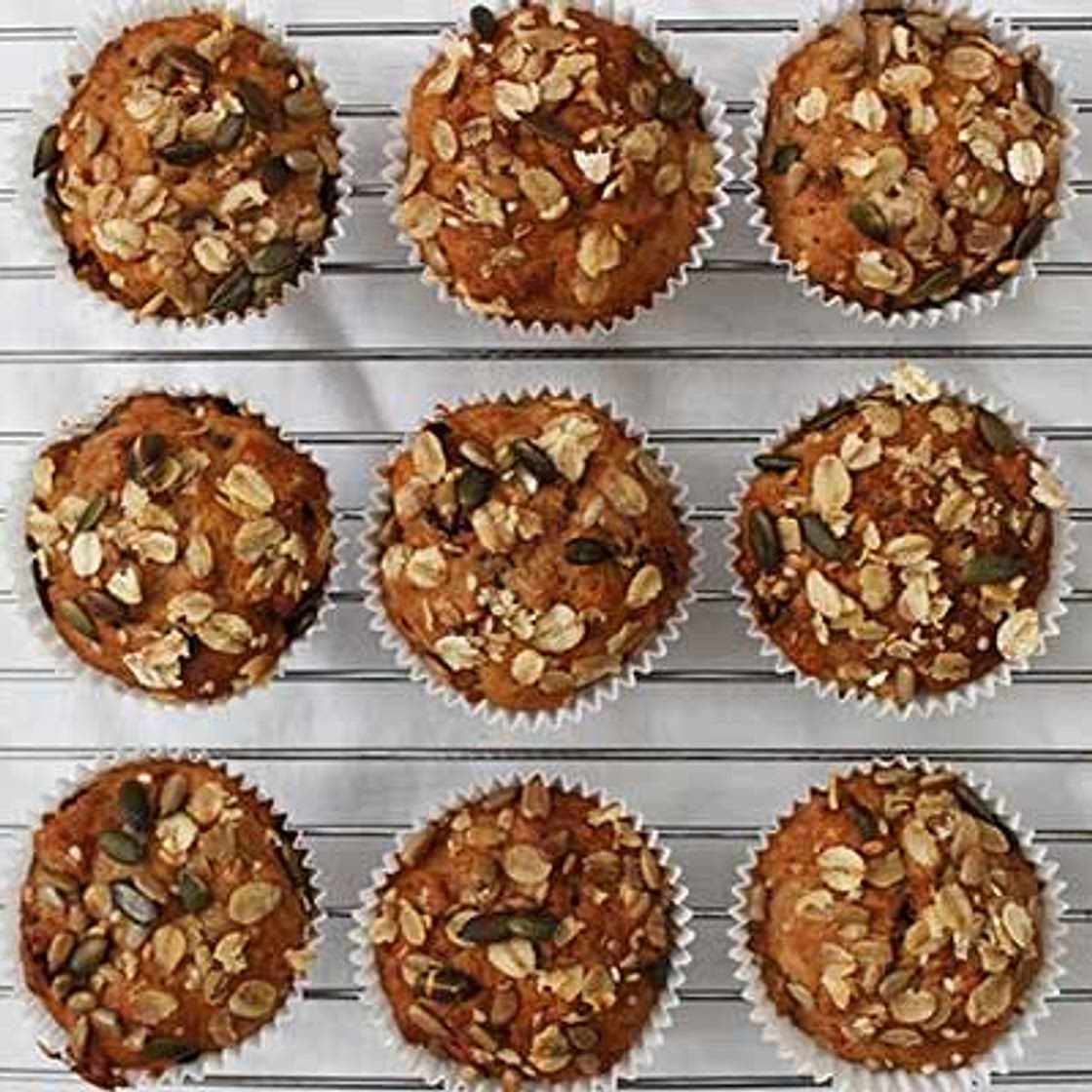 Vegan banana cupcakes