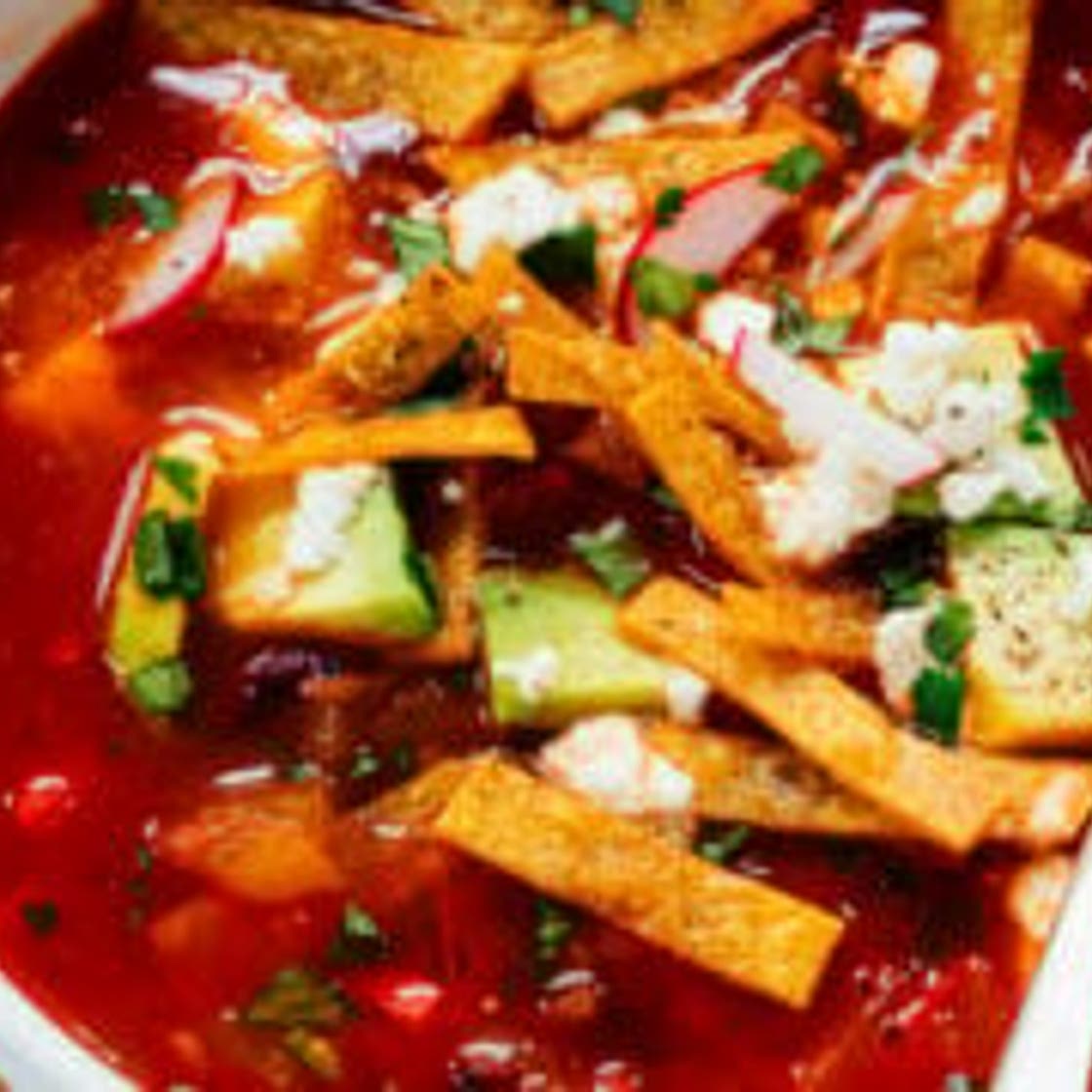 Vegetarian Tortilla Soup