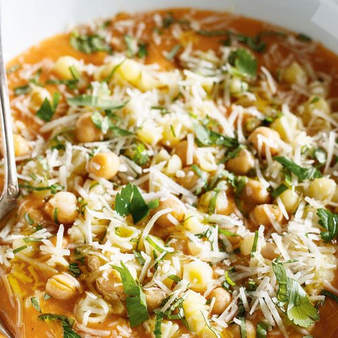 Pasta and Chickpea Ragù