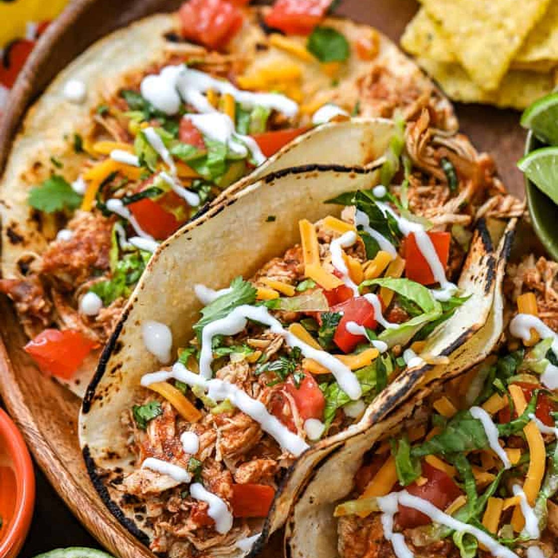 Crockpot Chicken Tacos