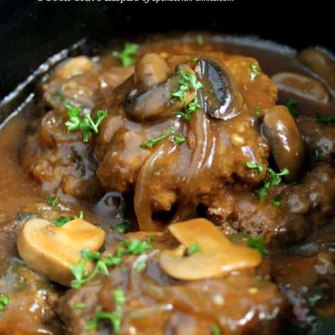 Slow Cooker Salisbury Steak