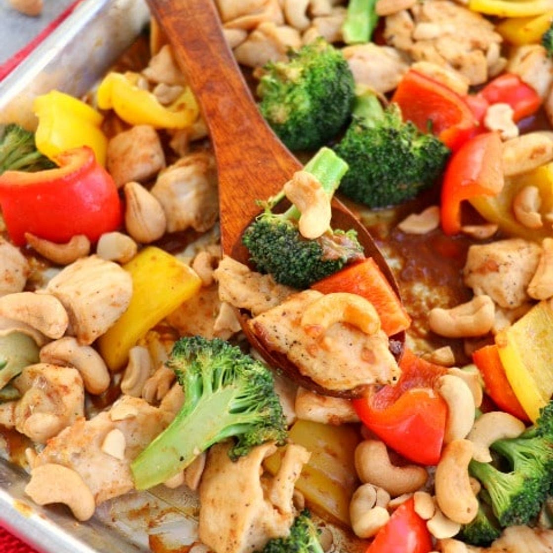 Healthy Cashew Chicken Recipe