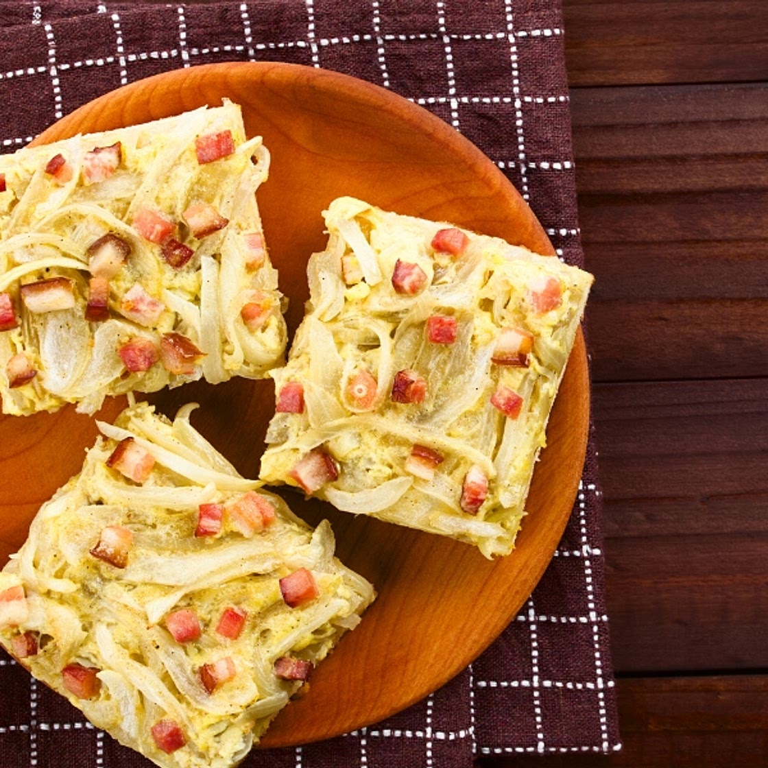 Crispy Onion and Apple Tart