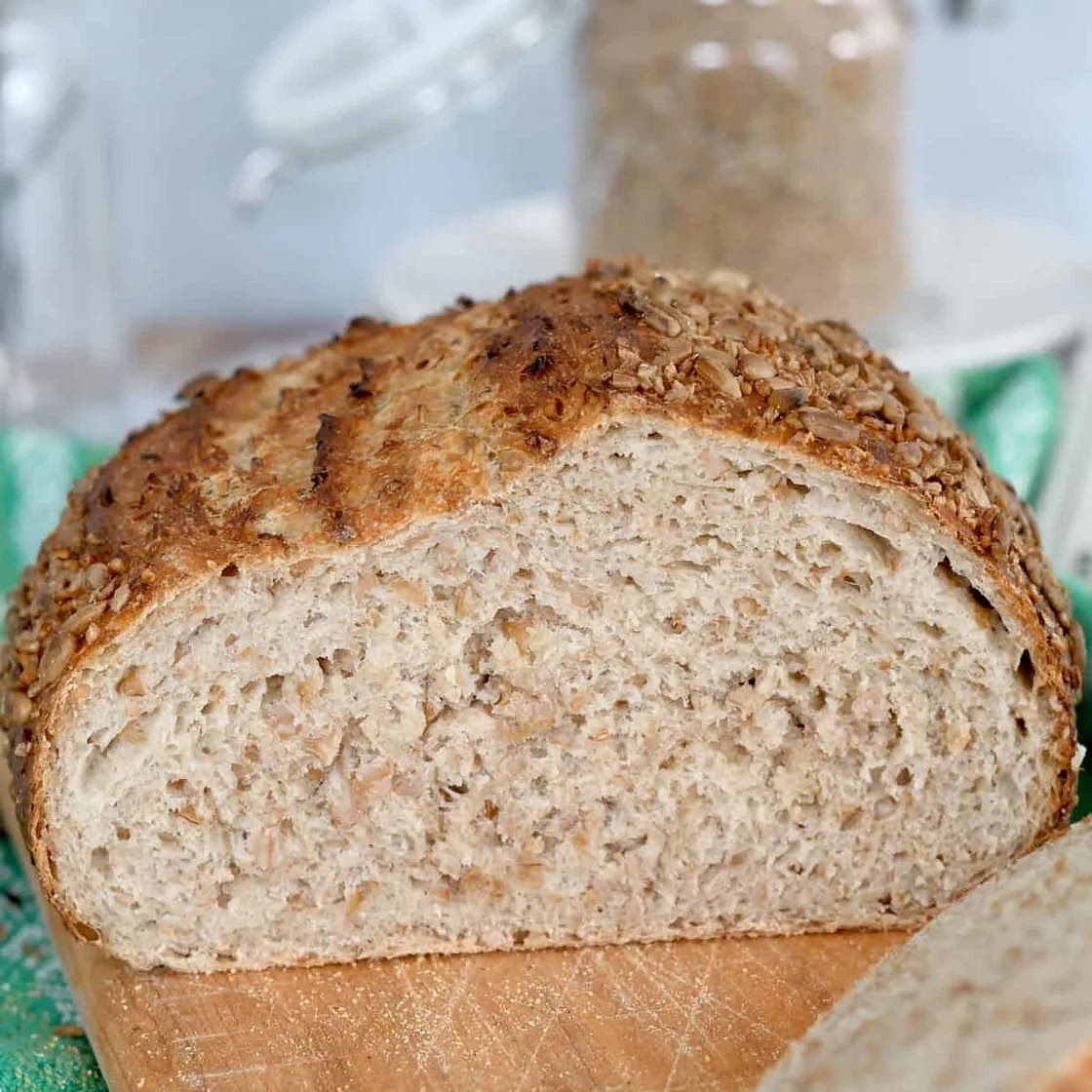 Sourdough Cracked Wheat Bread