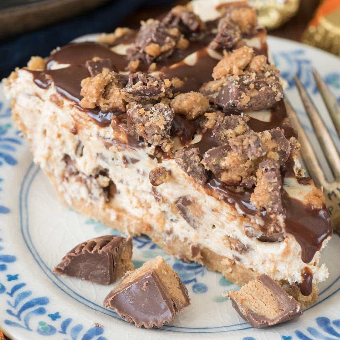 No Bake Peanut Butter Cup Pie