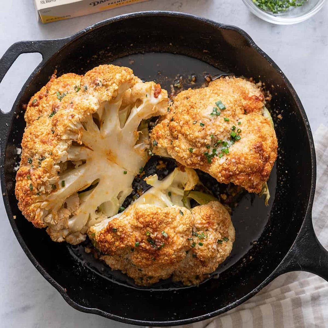 Whole Roasted Cauliflower