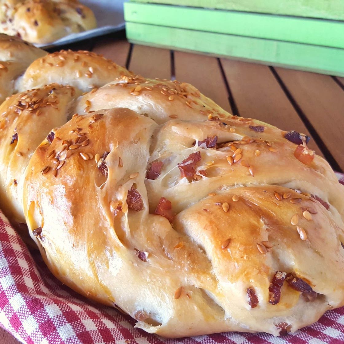 Treccia brioche salata soffice e buonissima