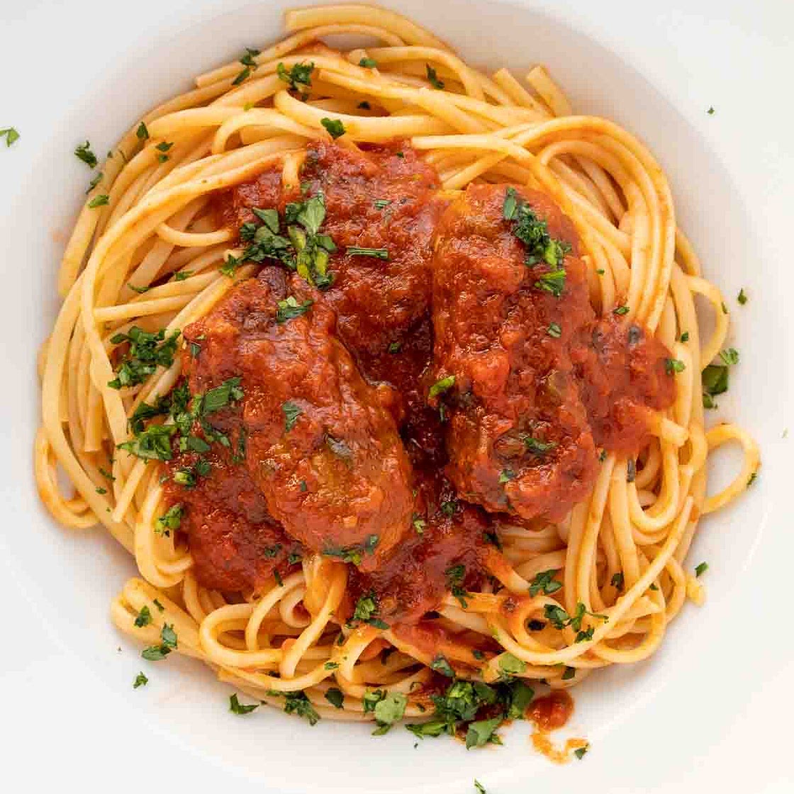 Restaurant Style Spaghetti Sauce with Sausage