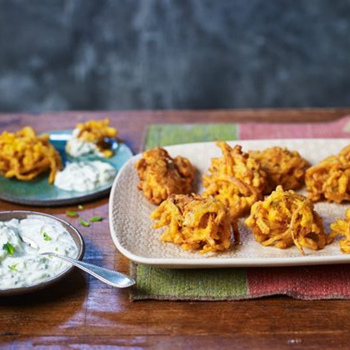 Easy onion bhajis
