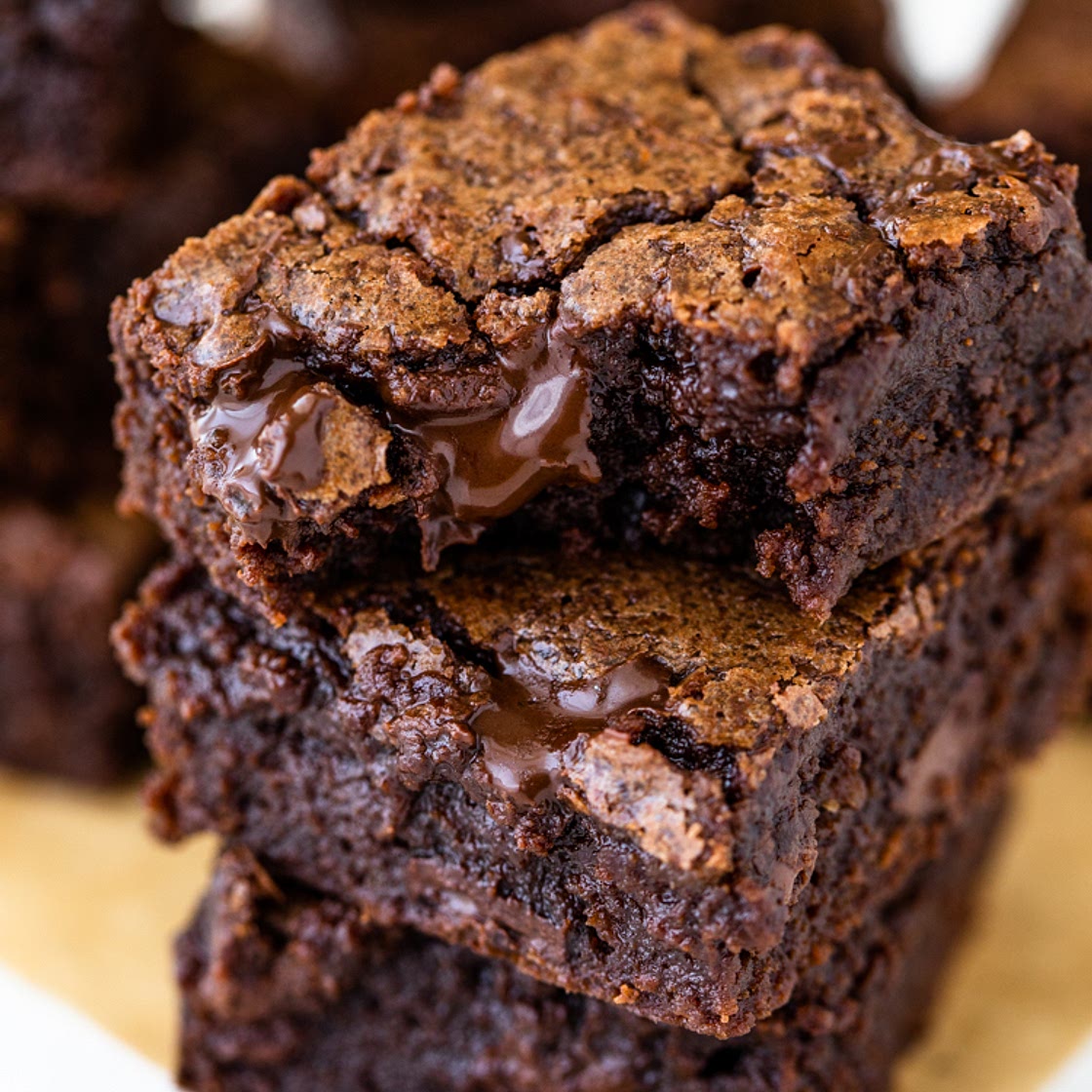 Easy One Bowl Fudgy Cocoa Brownies