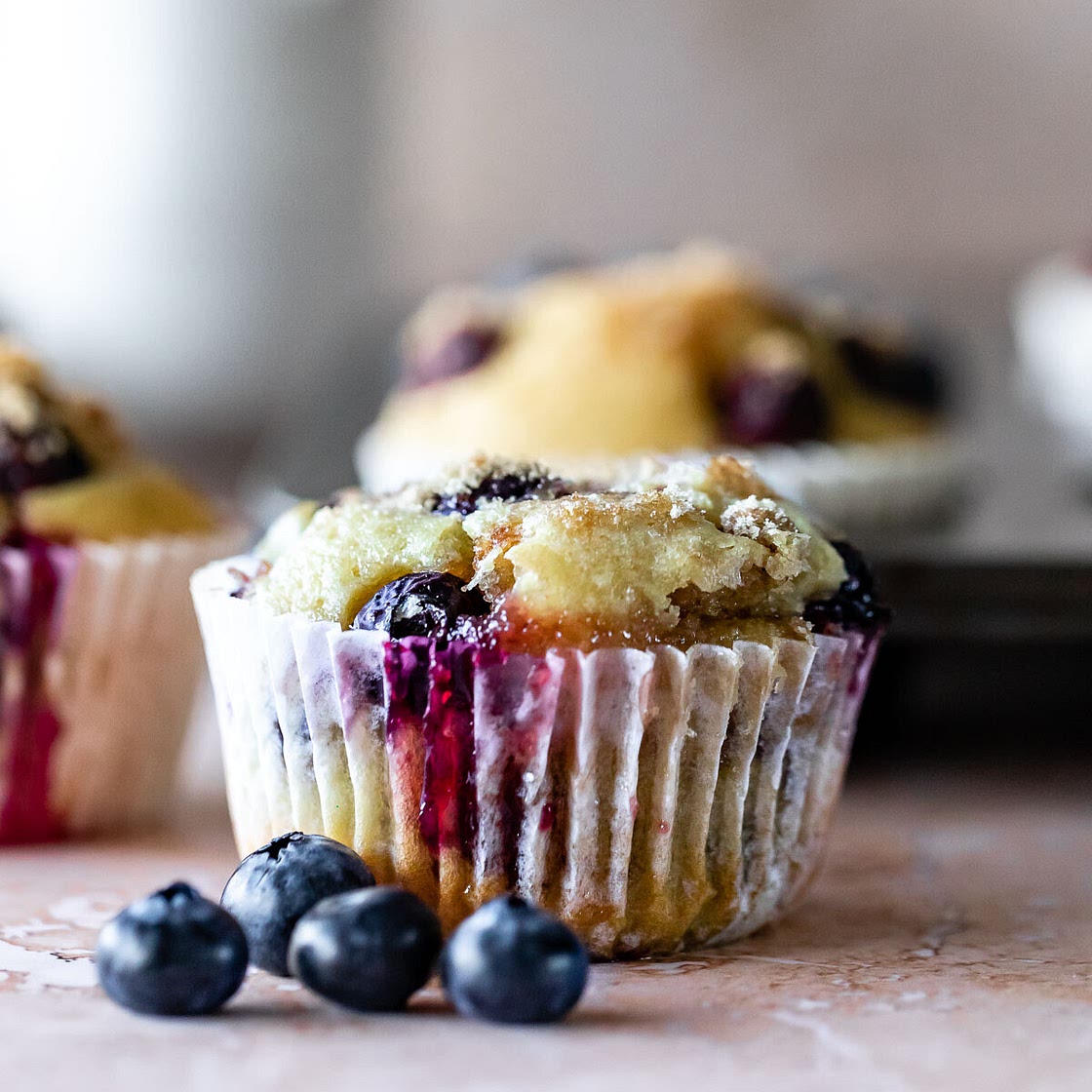 Blueberry Yogurt Muffins