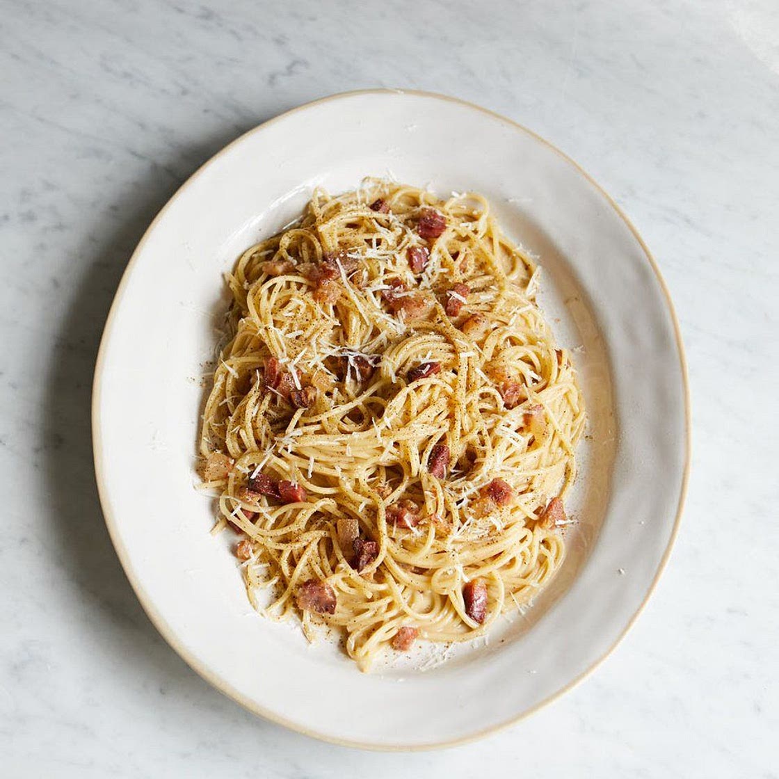 Easy carbonara