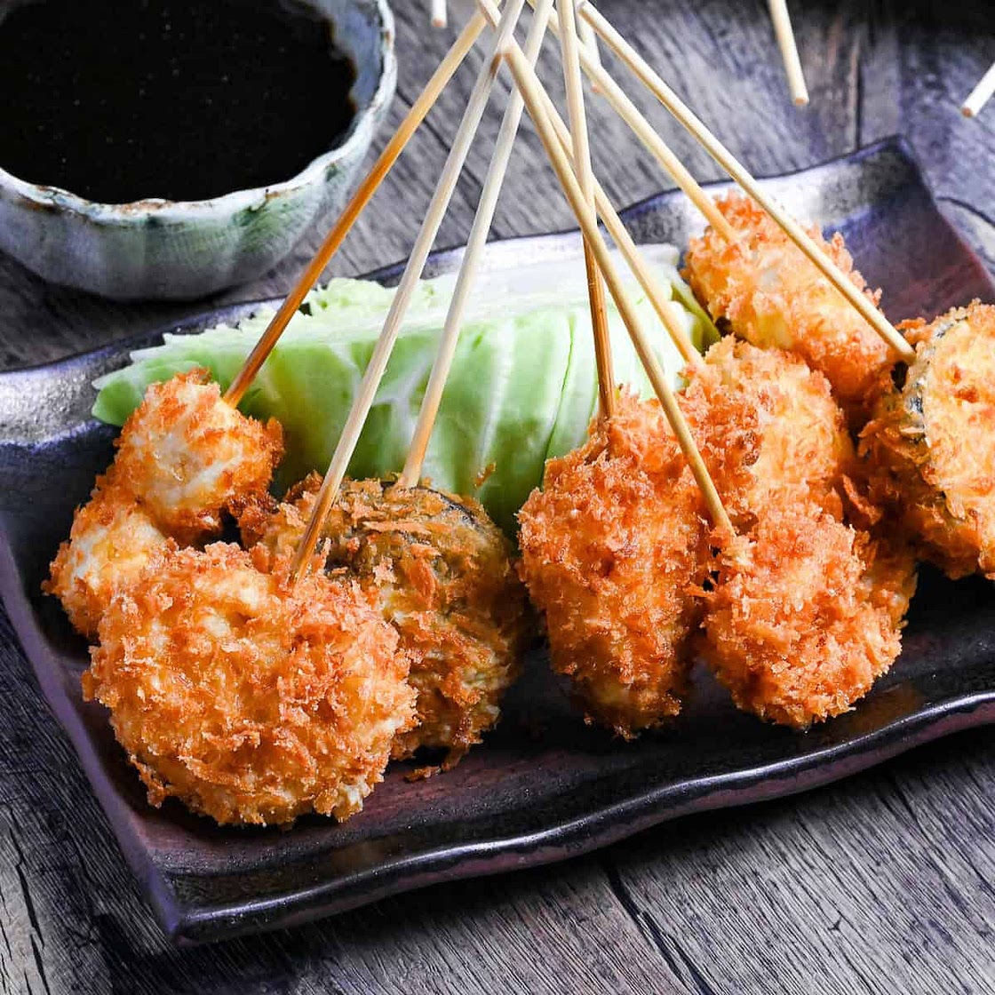Kushiage (Japanese Deep-Fried Skewers)