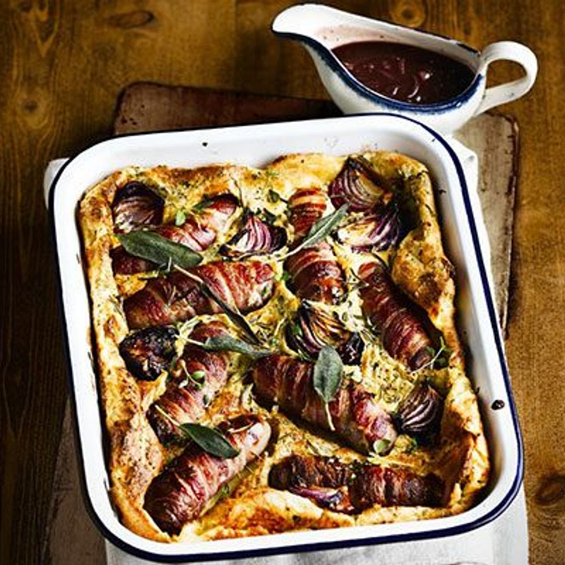 Ultimate toad-in-the-hole with caramelised onion gravy